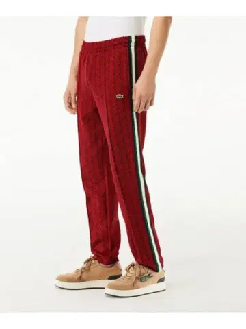 Lacoste 레드 패턴 저지