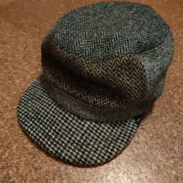 Harris Tweed 헌팅 캡 C-Plus Head Wears