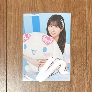 이코라브 야마모토 안나 시나몬 롤 콜라보 2025 브로마이드 츄 친필