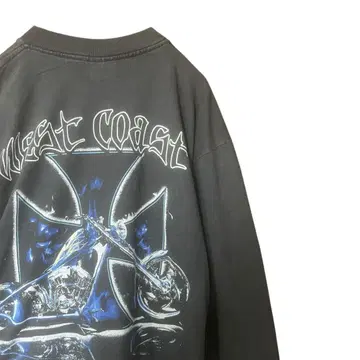 WEST COAST CHOPPERS 프린트 롱T 블랙 XL