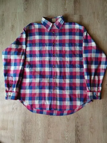 THE NORTH FACE 체크 무늬 긴팔 셔츠 XL
