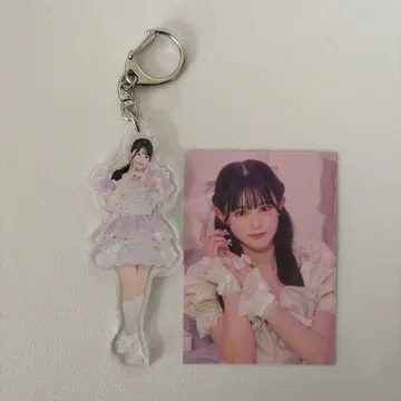 PixelRibbon 마시로 미오 아크릴 키링 트레이딩 카드 세트