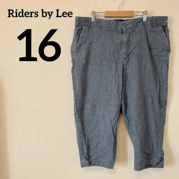 Riders by Lee [ 16 ] 데님 블루 크롭 팬츠 캐주얼