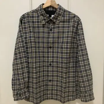 MHL 체크 무늬 긴팔 셔츠