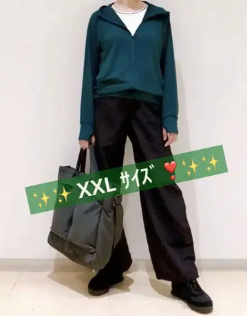 새상품 UNIQLO 에어리즘 UV컷 메쉬 후드티 온라인 완판 XXL