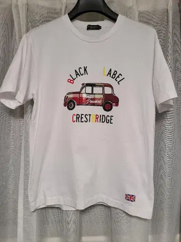 BLACK LABEL CRESTBRIDGE 체크 프린트 T셔츠