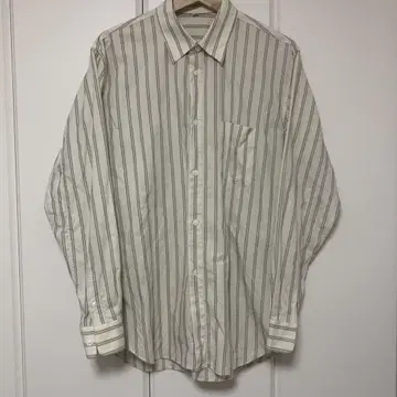 MUJI Labo 스트라이프 긴팔 셔츠