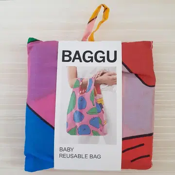 BAGGU 베이비 에코백 애플&바나나 MIX 멀티 컬러