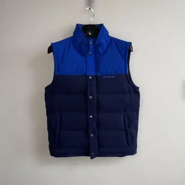 Patagonia 다운 베스트 S 네이비/블루