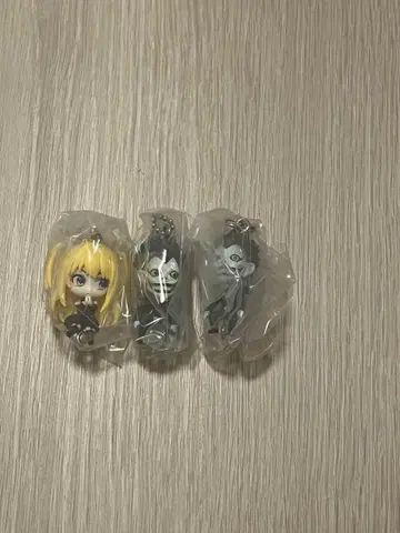 DEATH NOTE 집어서 이어붙이는 마스코트 3종 세트