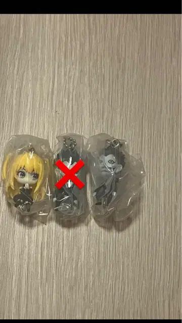 DEATH NOTE 집어서 이어붙이는 마스코트 3종 세트