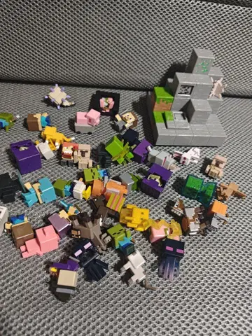 마인크래프트 캐릭터 피규어 세트