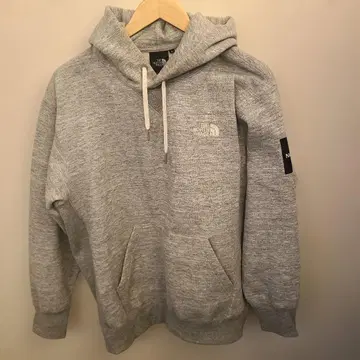 THE NORTH FACE 그레이 후드 부착 캐주얼 후드티