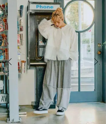 택 포함 MODE NORM CORE 밴딩 모케 벌룬 블라우스