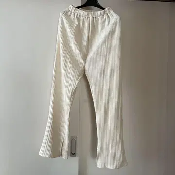 RiLi 아이보리 플리츠 팬츠 M