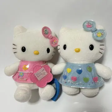 산리오 키티 비즈 봉제 인형 세트