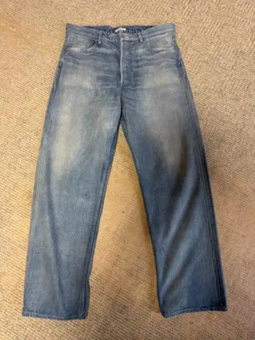 25ss AURALEE 셀비지 데님 와이드 팬츠 4