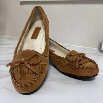 긴자 카네마츠 브라운 스웨이드 모카신 25cm