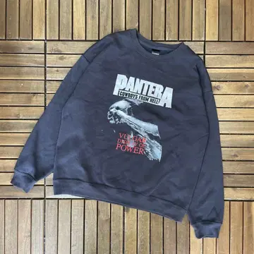 새상품급 PANTERA 판테라 맨투맨 풀오버 트레이닝복 밴딩