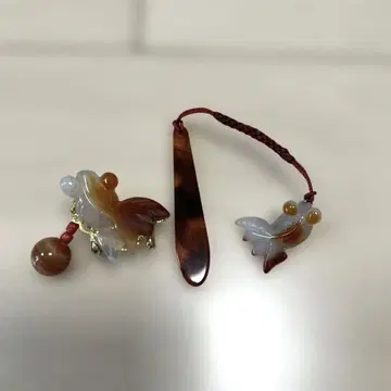 금붕어 오비 고정 띠와 끈 장식