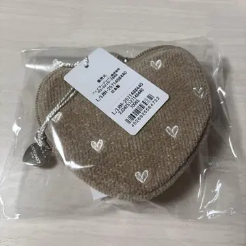 FEILER 페이러 러브러리 하트 하트형 파우치 베이지