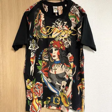 에드하디 Ed Hardy 프린트 T셔츠