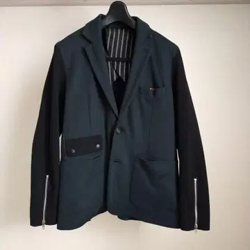 WHIZ LIMITED 14SS 소매 지퍼 바이컬러 테일러드 자켓
