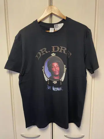 DR. DRE 프린트 T셔츠 XL 블랙 노브랜드