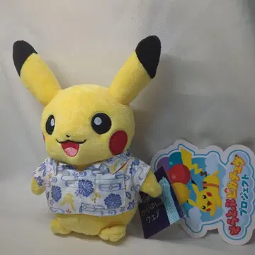 포켓몬 피카츄 봉제 인형 (택 포함) 오키나와산 카리유시 의류