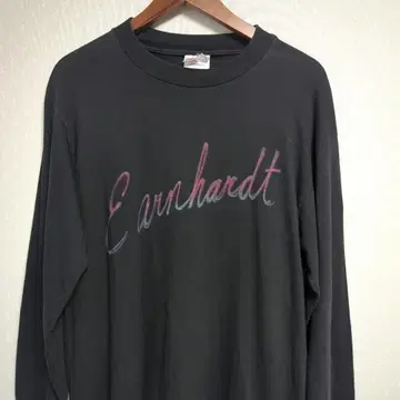 레어 90s Hanes Earnhardt NASCAR 롱 슬리브