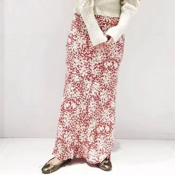 EDIT.FOR LULU 스커트 플라워 바이어스 맥시 스커트