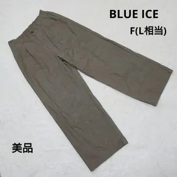 새상품급 BLUE ICE 카키 브라운 나일론 팬츠 F (L 상당)