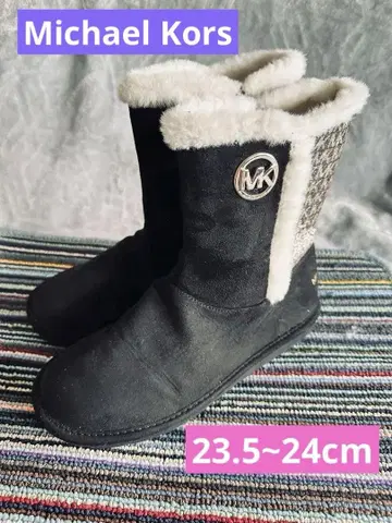 마이클 코어스 블랙 어그 부츠 23.5~24cm