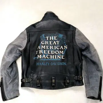 HARLEY-DAVIDSON 가죽 라이더 자켓