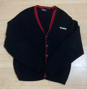 X-LARGE 엑스라지 가디건 블랙