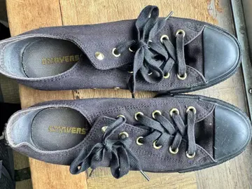 Converse 블랙 로우컷 스니커즈