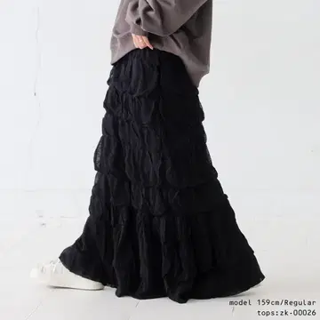 antiqua 안티카 자카드 니트 스커트 큰 키 톨 사이즈