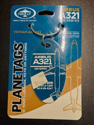 베트남 항공 Planetags A321-200 로고컷