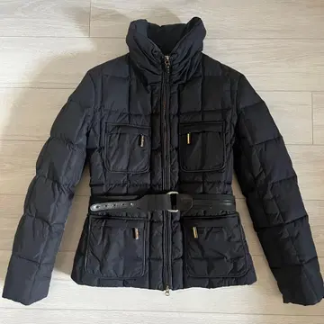 헨리코튼 다운 자켓 블랙 여성용 숏 기장 고급