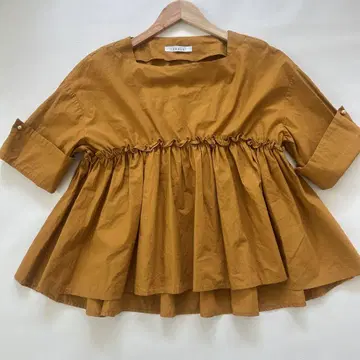 새상품급 trois 트로와 프릴 셔츠 블라우스 코튼 셔츠