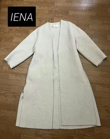 이에나 IENA 롱 가운 울 100% 사이즈 34