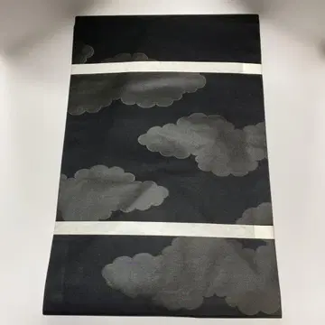 [ 미사용 새상품 ] 상복용 블랙 나고야 오비 고별식 장례식 운토리