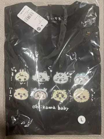 치이카와 Chiikawa 베이비 티셔츠 스미 L 사이즈
