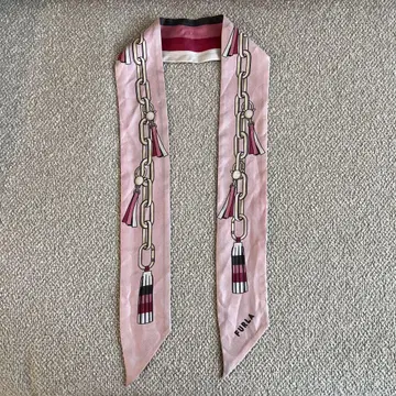 FURLA 밴드 스카프 핑크