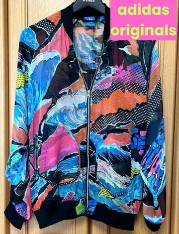 adidas originals 얇은 소재 블루종