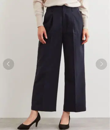 그린 레이블 릴랙싱 와이드 팬츠