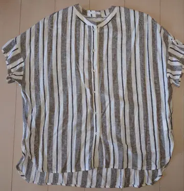 ITEMS URBAN RESEARCH 스트라이프 셔츠 반팔