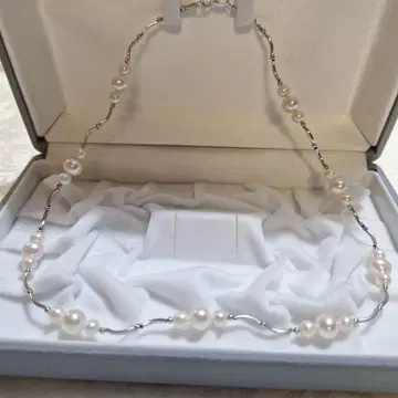 담수 펄 목걸이