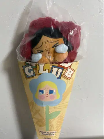 [ 시크릿 ] CRYBABY Sad Club 시리즈 봉제 인형 플라워