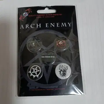 ARCH ENEMY 배지 세트 9개